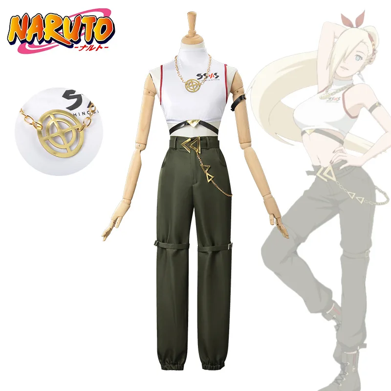 Naruto Ino Yamanaka Sailor School Uniform Cosplay Costume