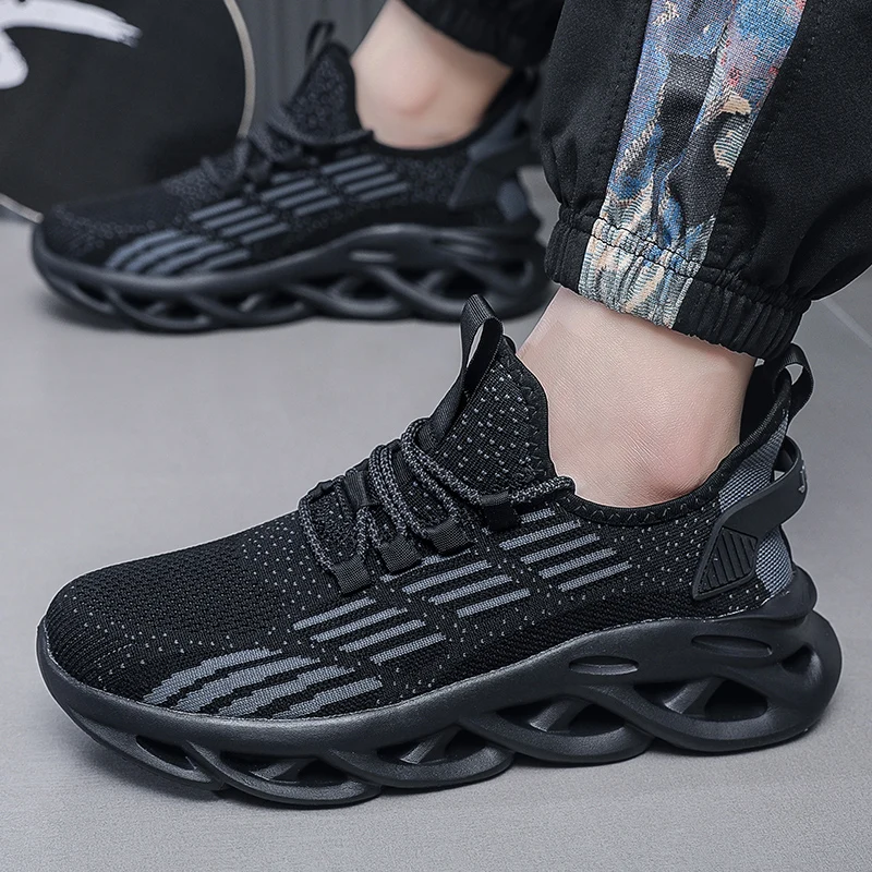 Sommer Männer lässig Turnschuhe Mesh atmungsaktive Sportschuhe billig groß plus Größe 47 48 49 50 51 52 Drops hipping – Detail 10