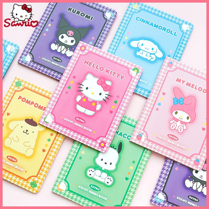 

Kawaii Sanrio Hellokitty Convenience Book My Melody Kuromi Cinnamoroll Note Book Cute Paste Notepad Student Office Stationery