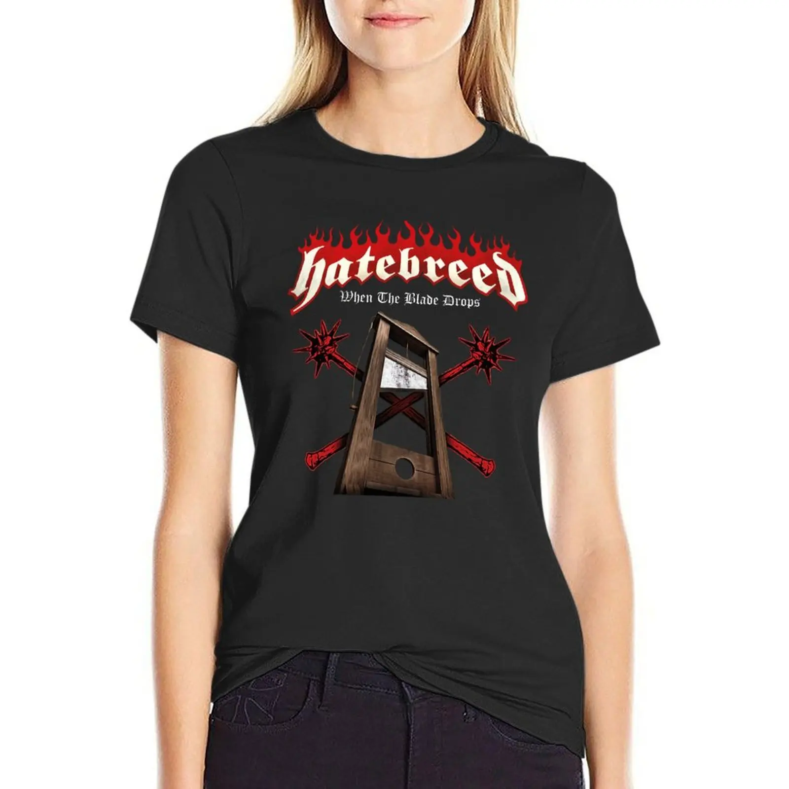 

Hatebreed logo metalcore T-shirt vintage clothes graphics Woman T-shirts