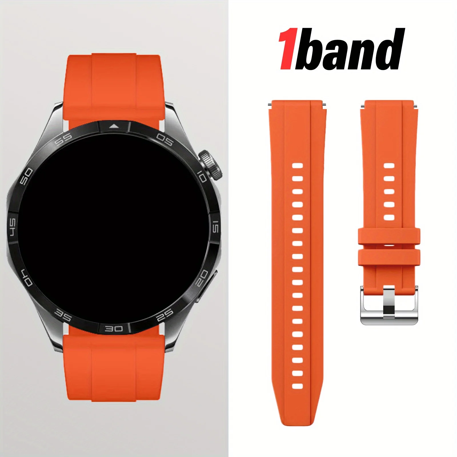 Quick-Release Multi-Color Soft Strap - Minimalist Durable Smartwatch Accessory