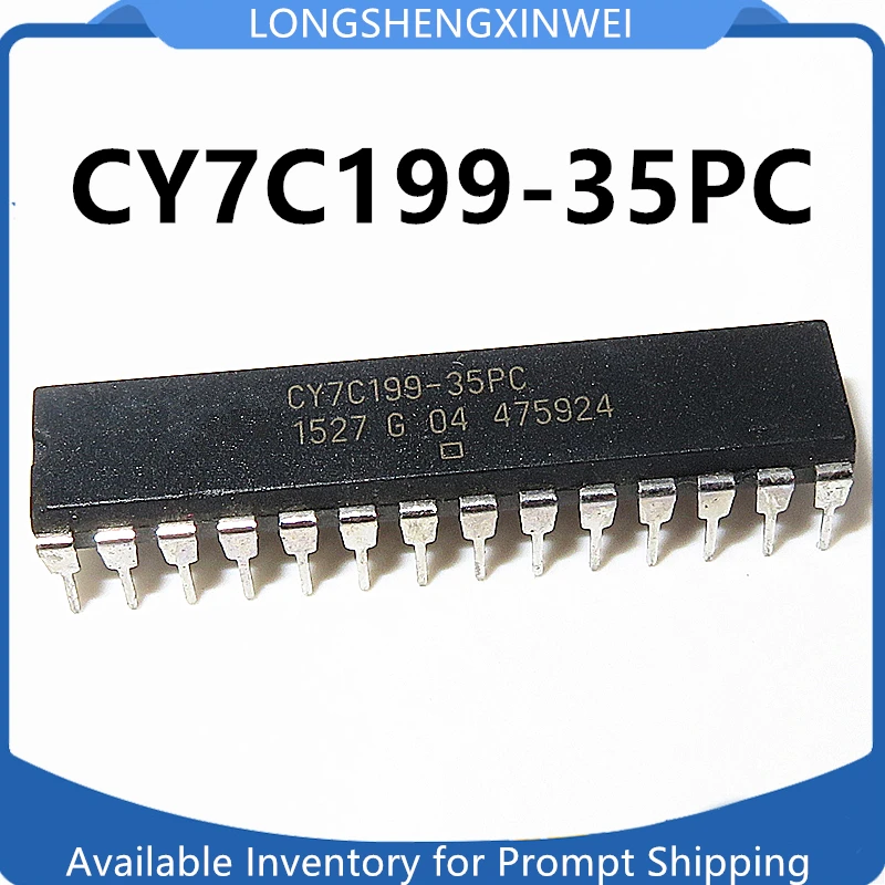 

Встроенный чип памяти DIP-28, модель CY7C199-35PC CY7C199, 1 шт.