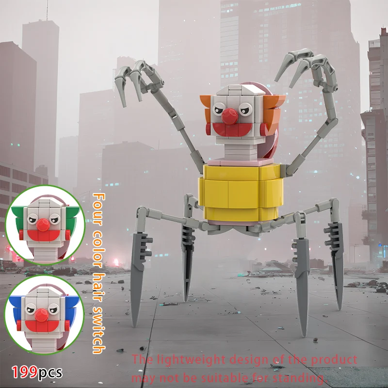 Nuovo Moc Skibidi Toilet Man Monitor Man Titan Speaker Man Titan Camera Titan Monitor Titan Block Toys Per Regali Di Compleanno Per Adulti