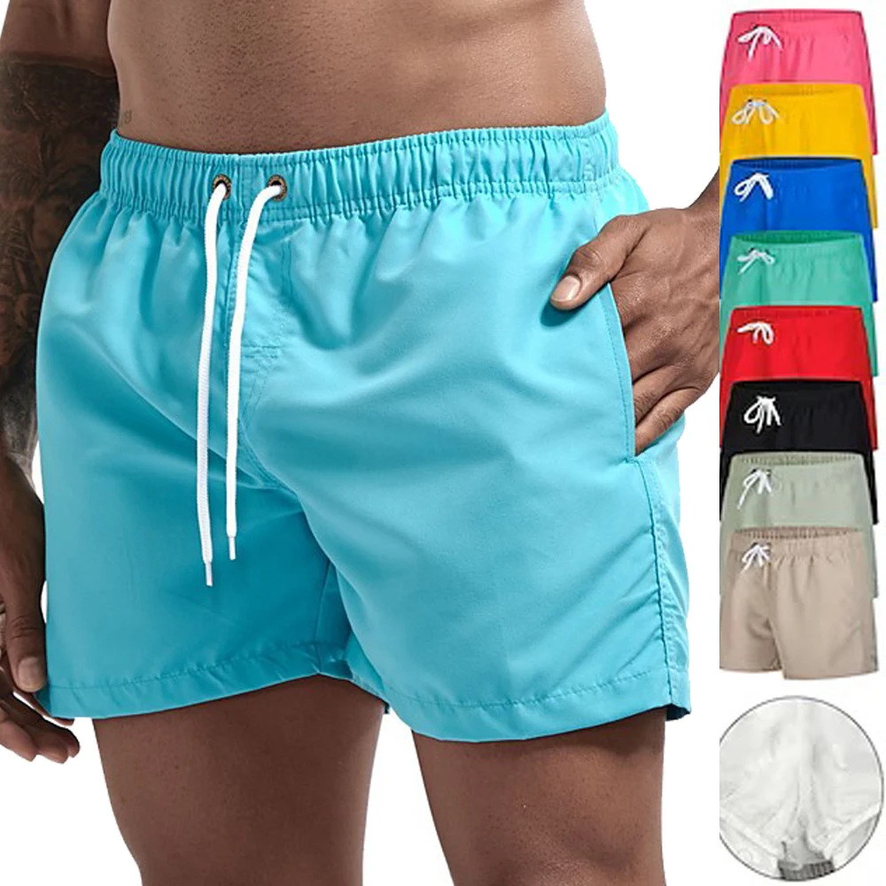 Swim Trunks Swim Shorts For Men Quick Dry Board Shorts Bathing Suit Breathable Drawstring With Pockets For Surfing Beach Summer surfcuz quick dry men s swimming trunks beach board shorts man swimwear beachwear with pockets men s holiday swim short swimsuit