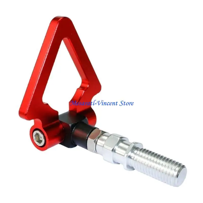 A70F 알루미늄 삼각형 견인 후크 일본 자동차 스타일링 스포츠 모델 트레일러 견인 후크 링 아이 견인 바