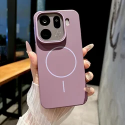 Ultra Slim Magnetic Phone Case with Matte Finish and Anti - Slip Design for OPPO Find X9s Pro (PURPLE)