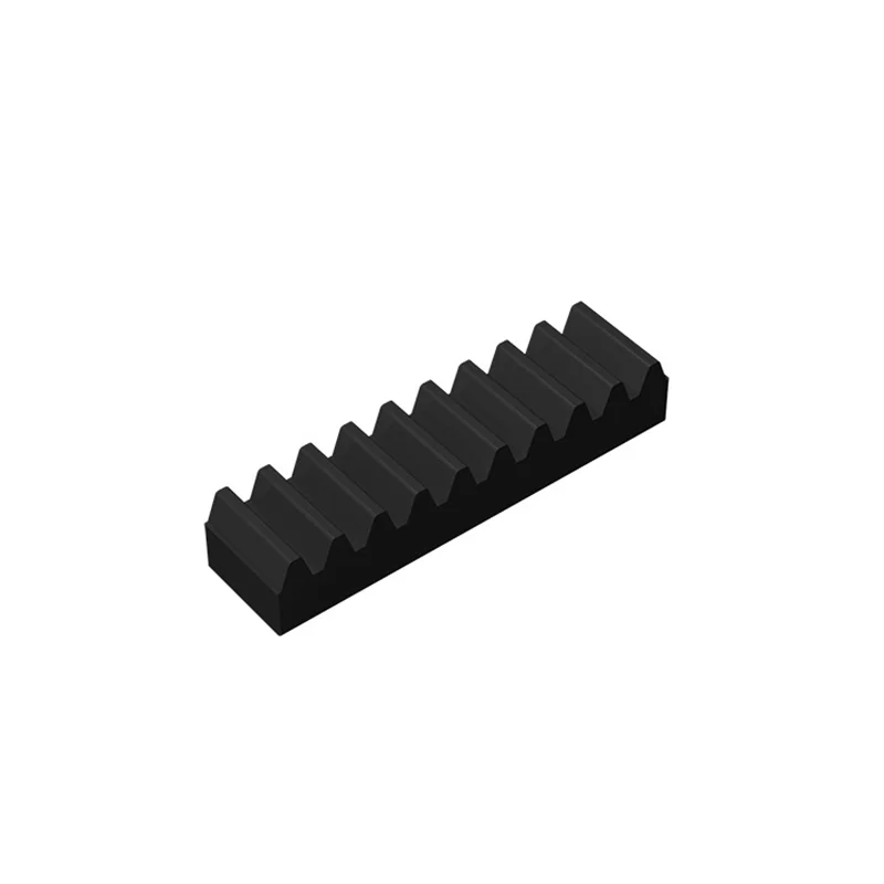 50PCS 3743 기어 랙 1x4 기술 MOC DIY 빌딩 블록 호환 하이테크 선물용 벽돌 장난감