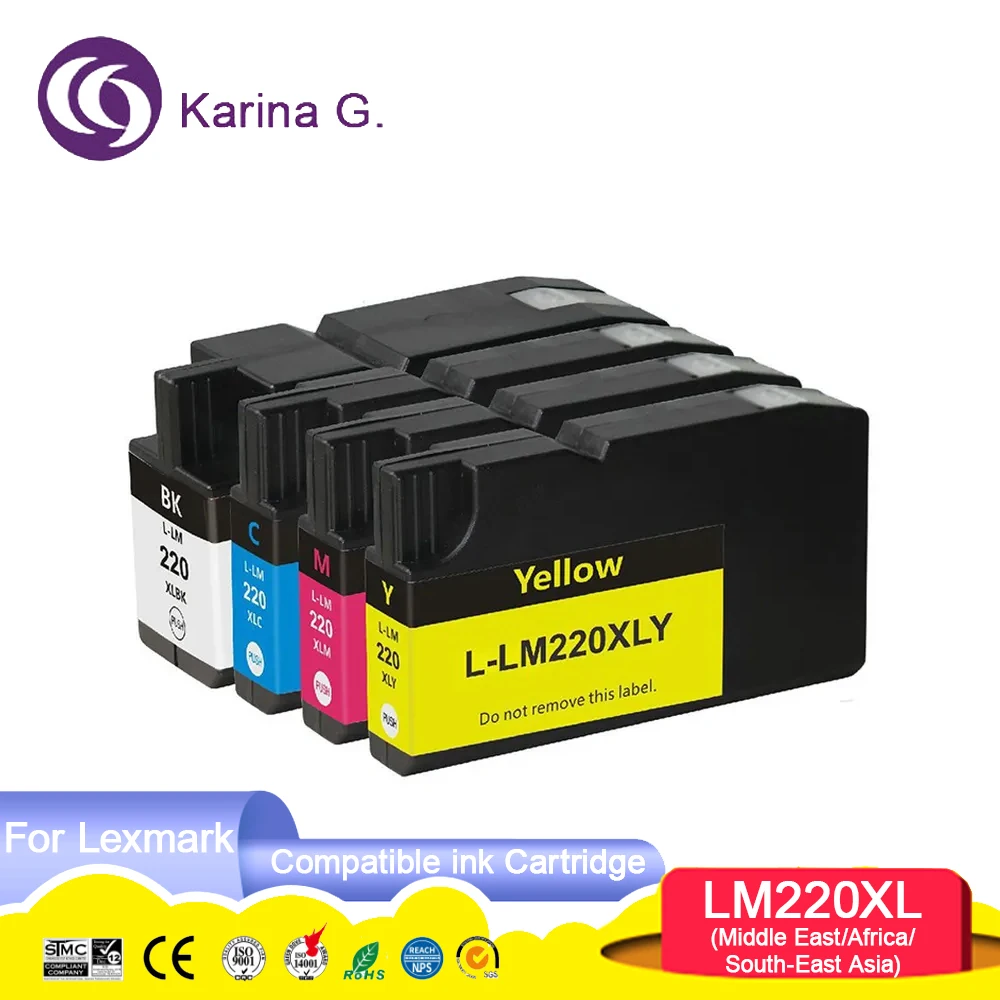 Compatible For LM220 LM-220 LM 220 Ink Cartridge suit for OfficeEdge Pro4000c/