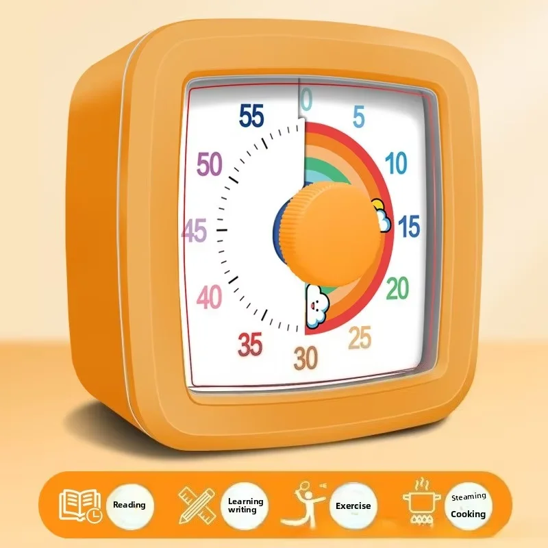 Illuminated Visual Countdown Timer - 60-Minute Educational and Productivity Tool