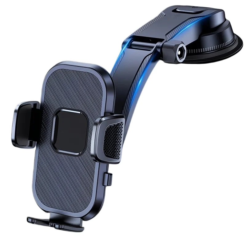 Universal Car Phone Holder with Dashboard Storage Rack