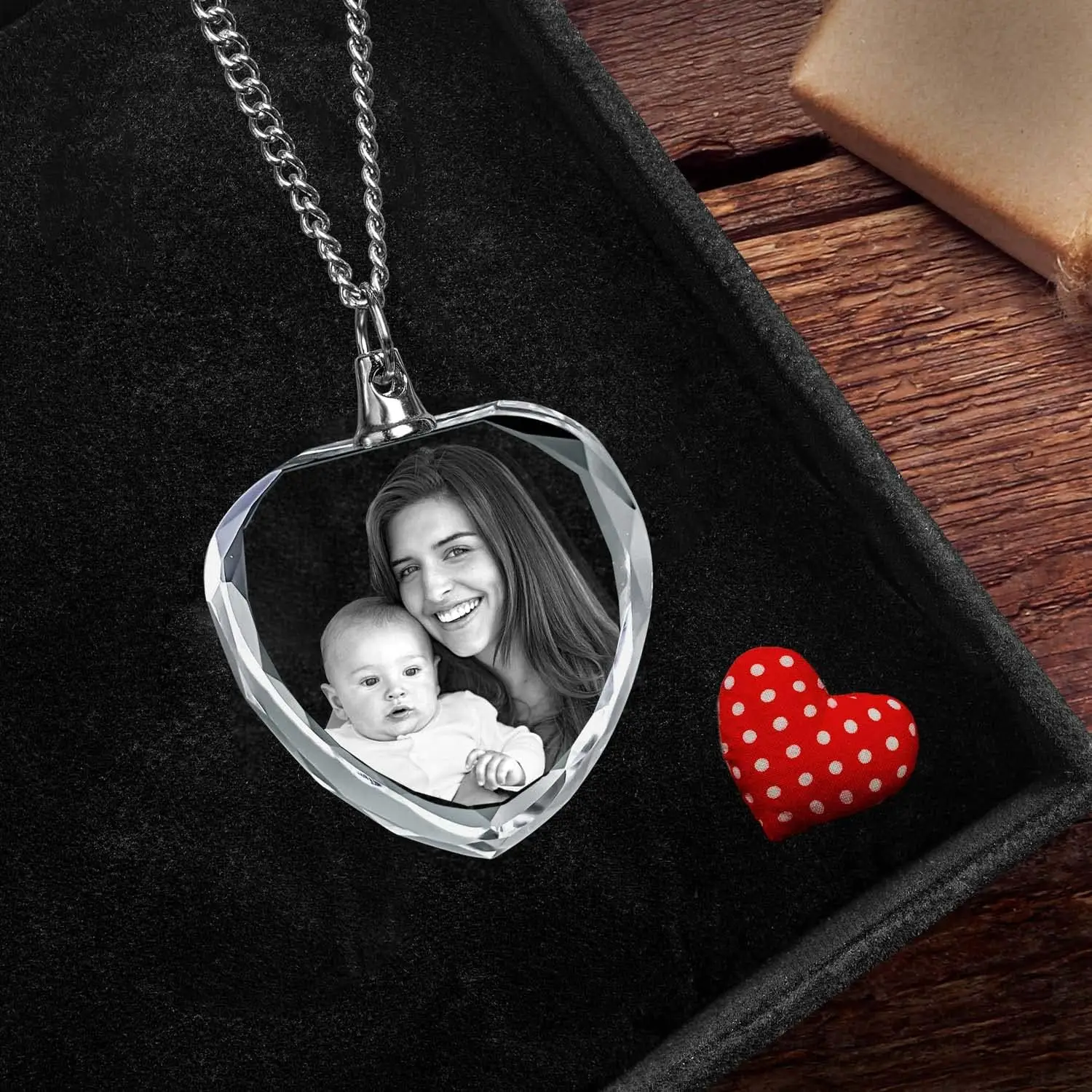 Personalized Photo Projection Mom Necklace