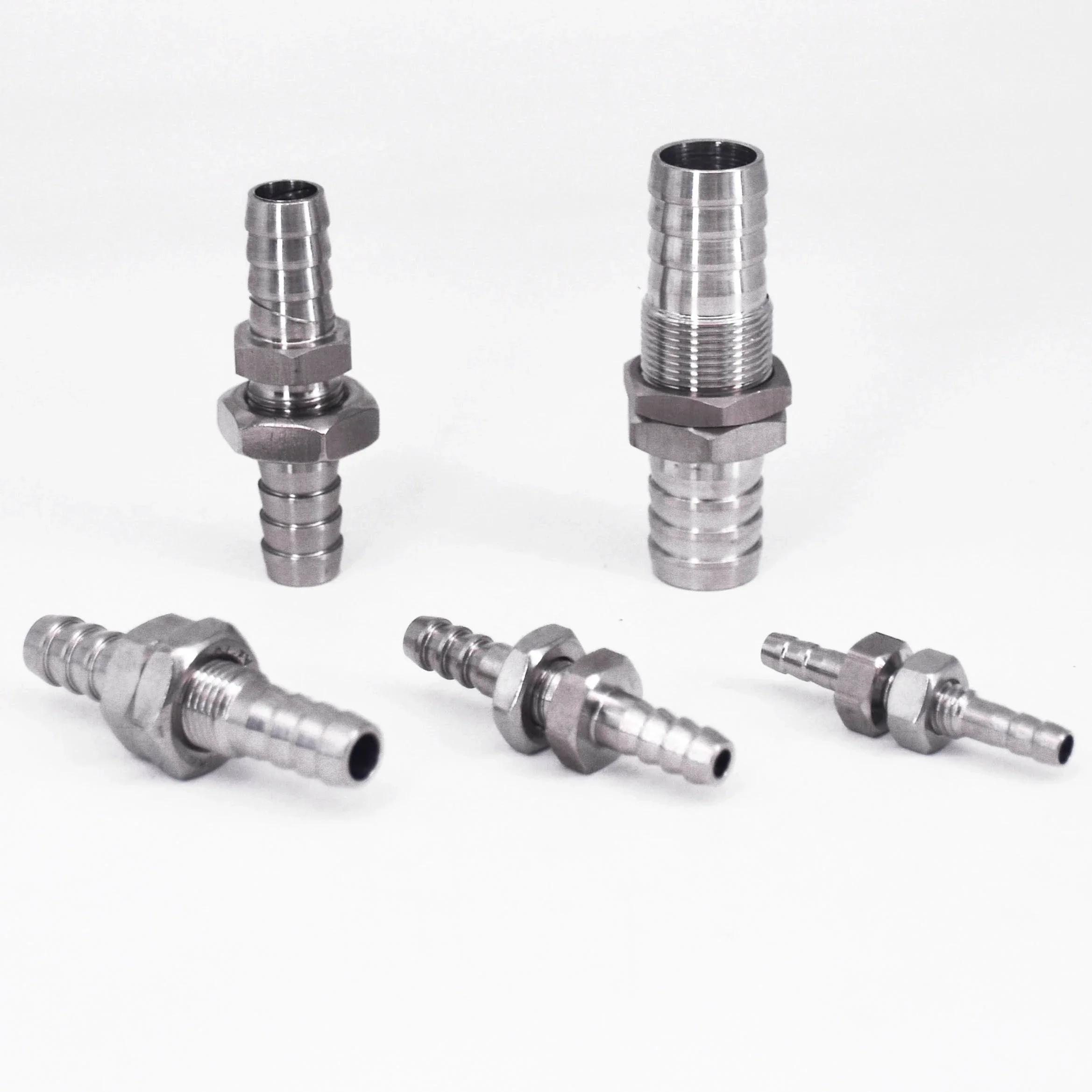 2.5 3 4 5 6 8 10 12 13 14 16 19 20 25 32mm Hose Barb Equal Reducing 304 Stainless Steel Bulkhead Hosetail Pipe Fitting Connector pipe fitting water pipe fitting hose pipe fitting