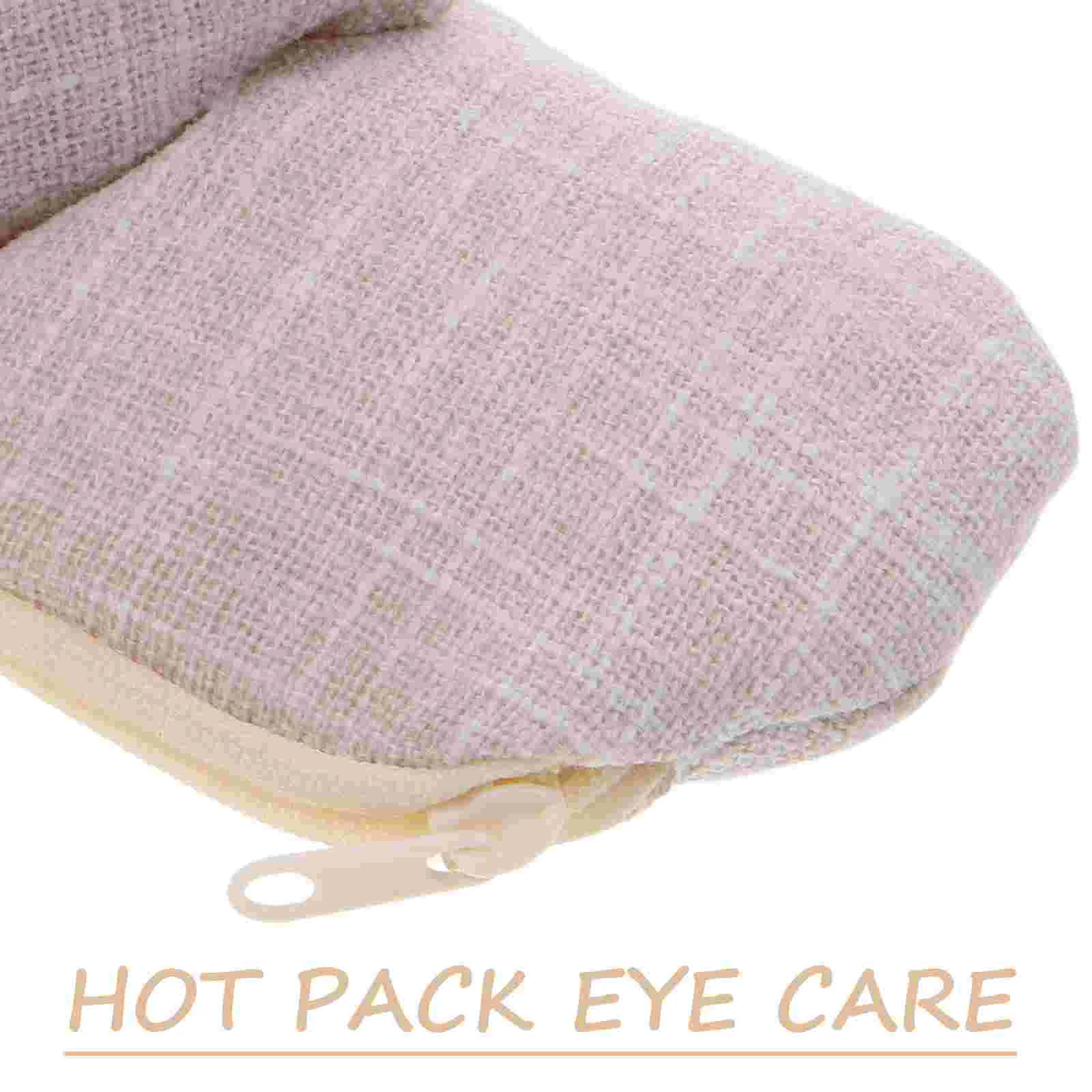 Rose Salt Hot Compress Eye Mask Heat Patch Patches Packets Micro-wave Oven Tool for Sleeping Relief Travel Facial 2