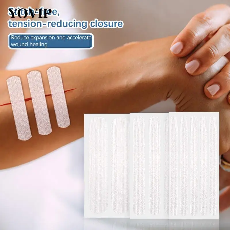 

2/3/5 Strip Wound Closure Tape Adhesive Sterile Medical Bandage Strip Skin Repair First Aid Surgical Breathable Tape 10CM