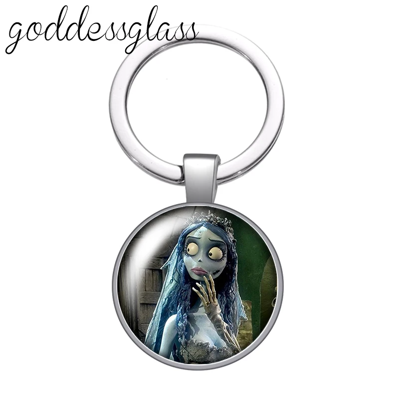 Amazon.com: The Corpse Bride Emily and Maggot 1 inch Silver Plated Pendant  Necklace : Handmade Products