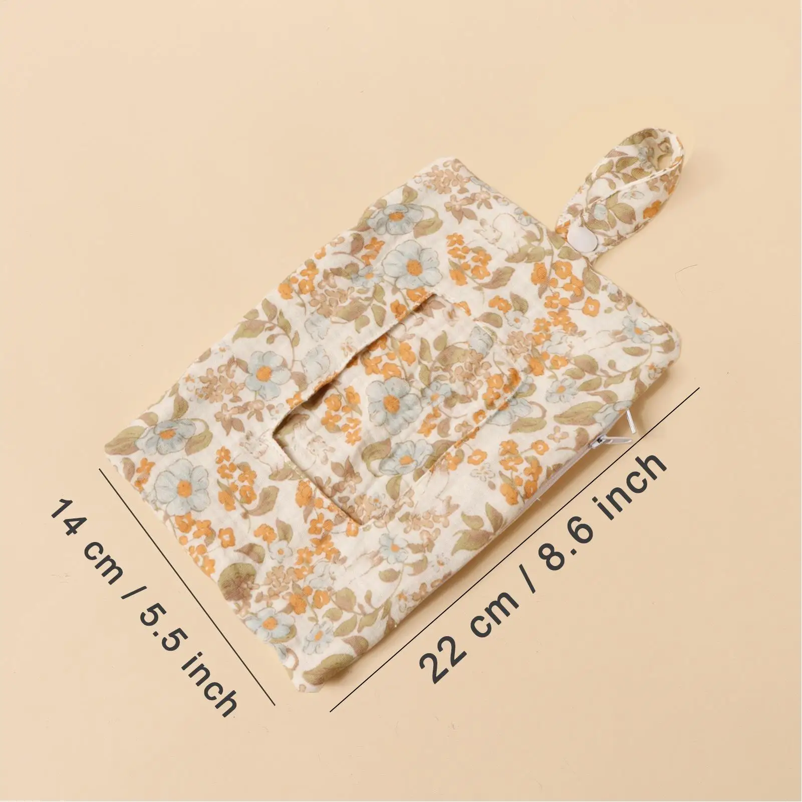 물티슈 홀더 걸이형 유모차 기저귀 홀더 재사용 가능한 휴대용 물티슈 가방 유모차, 용 침대, 가정, 여행, 야외 산책, 하이킹용