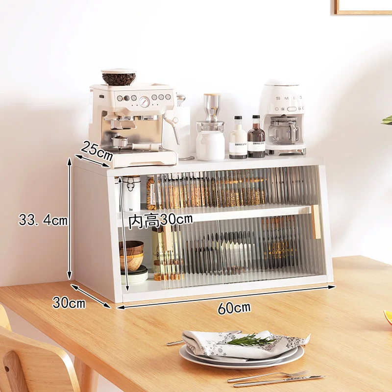 Japanese Solid Wood Sideboard Cabinet Modern Living Room Storage Tea Cup Display Cabinet Kitchen Furniture Armario Cozinha FYSC