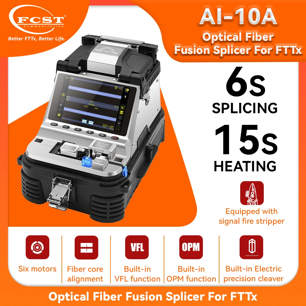 FCSTOriginalSignalfireAI10AFusionSplicerMachineAutomaticFiber