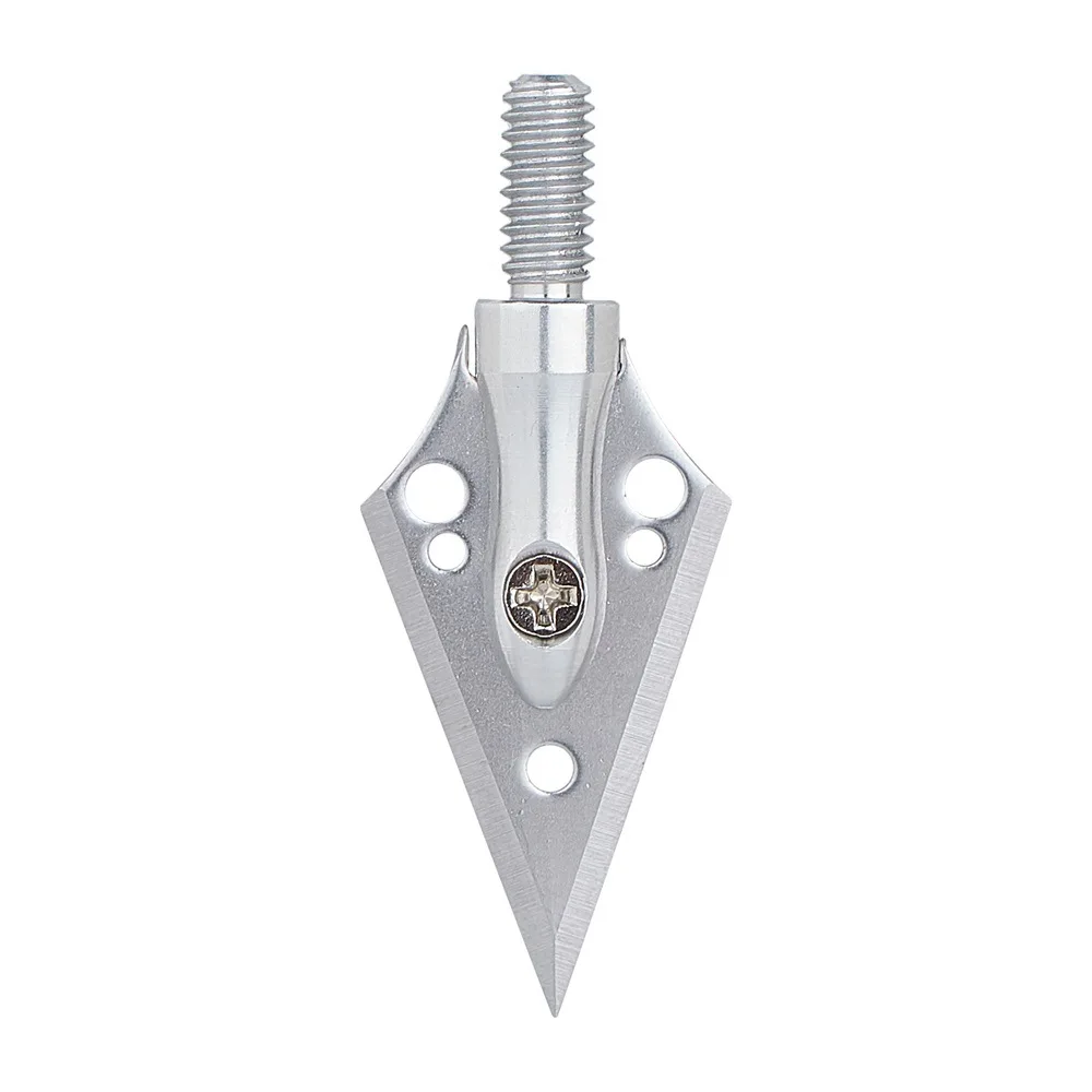 

24pcs Carbon Steel Material 6.25 Inch Crossbow Arrow (with aluminum base) Special Arrowhead blade arrowtips Archery Accessories