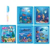 Children Learning  Education Toy Magic Water Book with Pen Baby Montessori Toys Drawing Coloring Books for Kids 2 to 4 Years Old 3