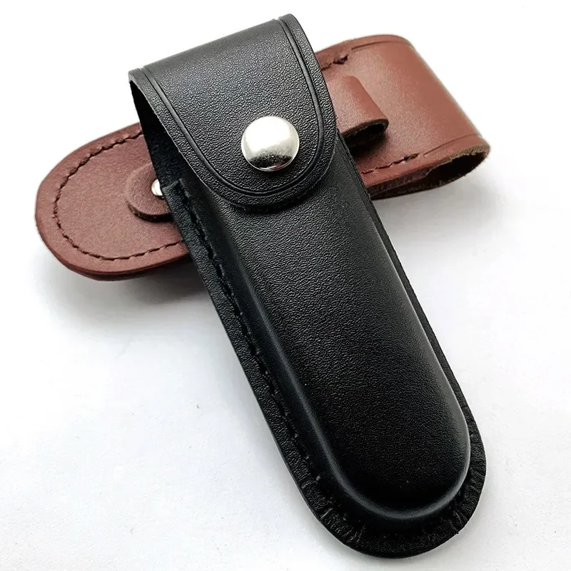 1PC Fold Knife Cover Tool Flashlight Belt Loop Case Holder Leather or Cloth Sheath Pocket Hunt Camp Outdoor Hiking Equipment