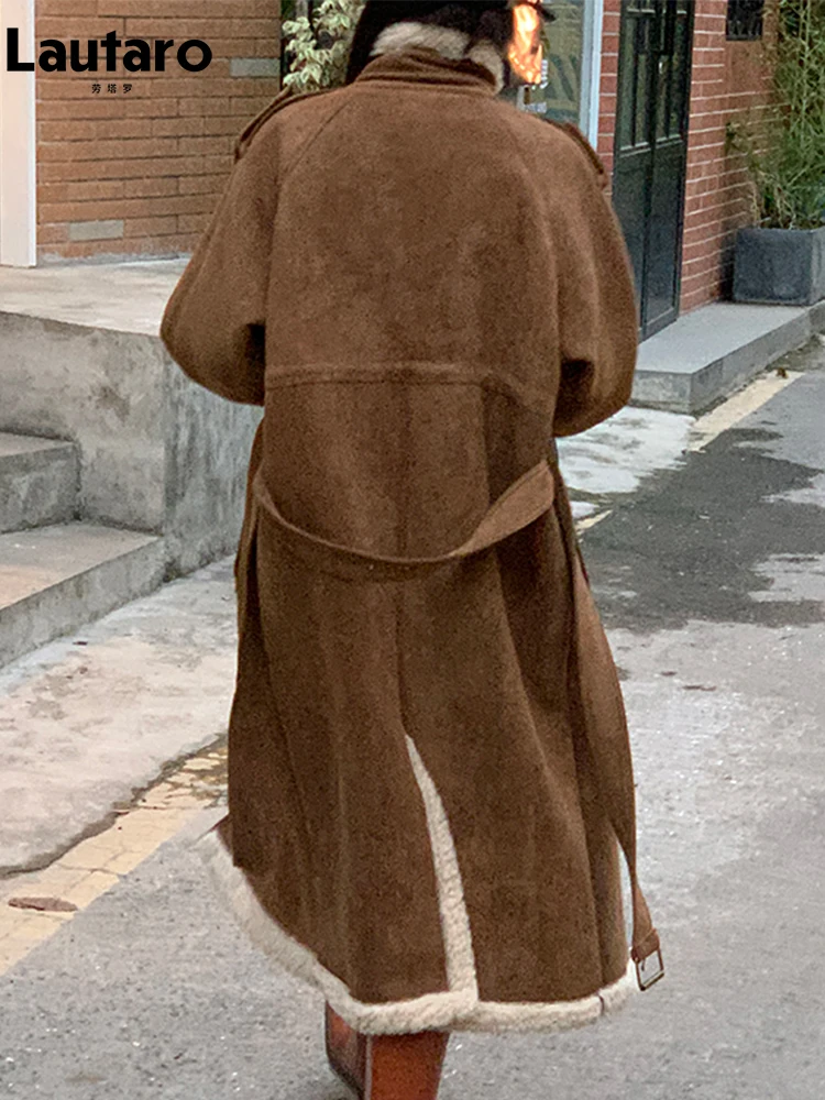 fleece swing coat plus size