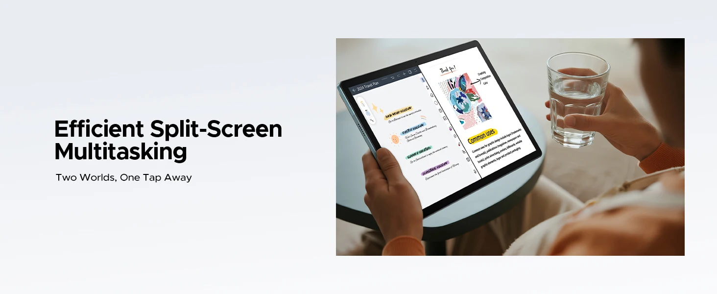 DOOGEE U13 Tablet PC Android 16 13'' FHD+ Screen 32GB RAM 256GB ROM 11000mAh Large Battery 7.5mm Ultra-thin Gemini AI Smart Pad