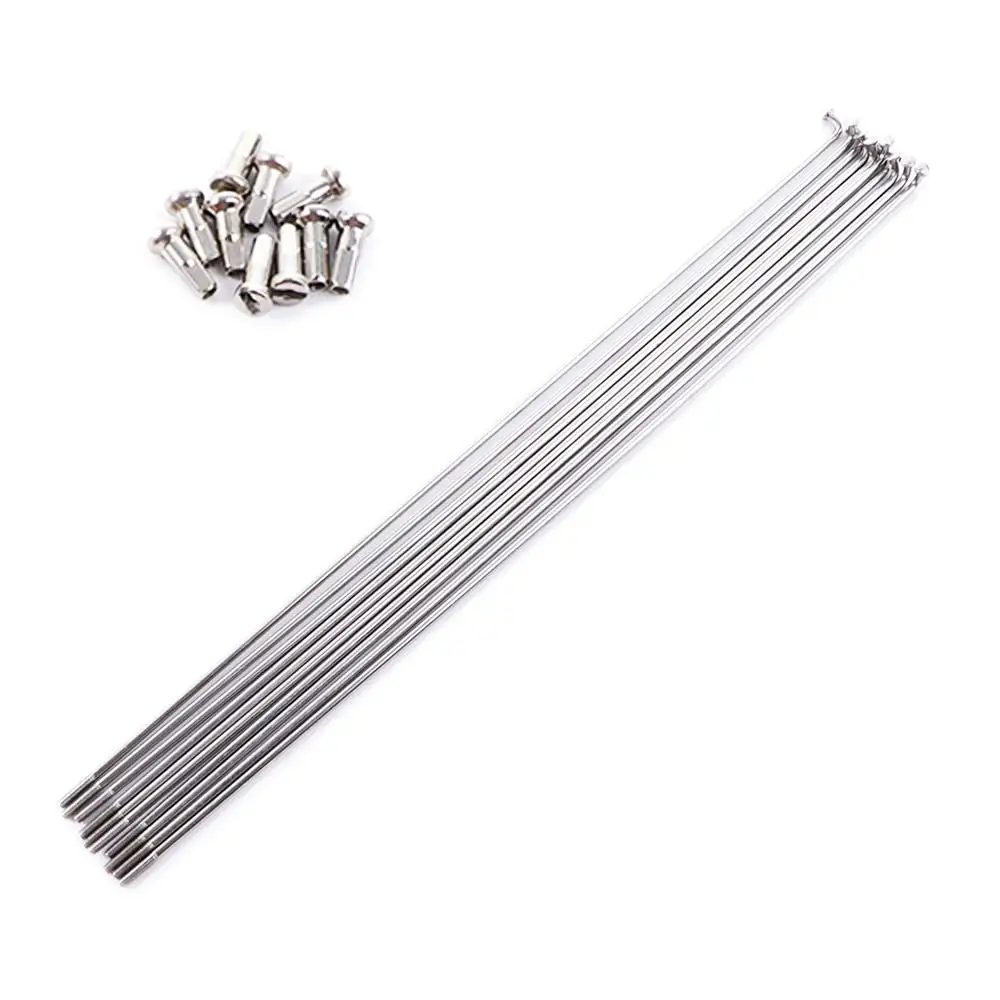 Bike Accessories 26inch 700C 27.5inch Wheels Stainless Steel Spokes Nipples Road Bike Cycle