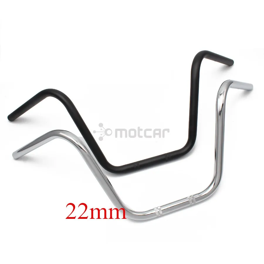 

Universal Fit 22MM 7/8" Motorcycle High Rider Steel Handlebars Bars For Honda Kawasaki Suzuki Harley Chopper Bobber Cafe Racer