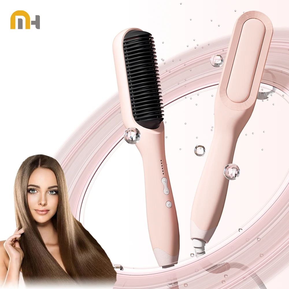 Hot Sale Mini Hair Straightener Hot Comb Hair Styling Tools Brush Straightener Comb Sale Mini Straighte