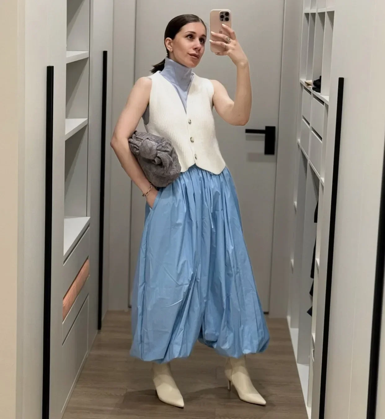 Tuularose Loose Solid Leg-Length Pants For Women Pleated High Waist 2025 Summer Female Fashion Office Lady Casual Bloomer Pants