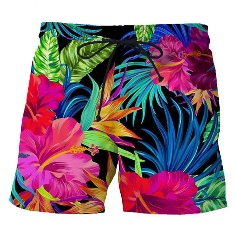 

Foliage Illusion Short Pants Men Women Kid 3D Printed Fashion Swim Trunks Beach Shorts Skateboard Sport Casual Loose Shorts