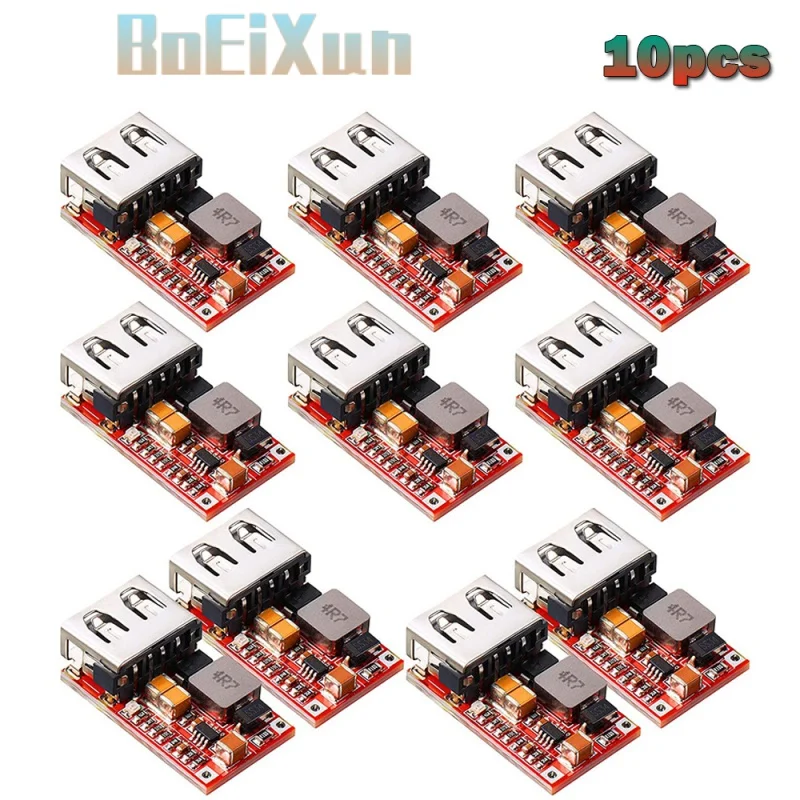 

10PCS USB Step Down Module DC-DC Converter Phone Charger Power Supply Module 6-24V 24V 12V to 5V Efficiency 97.5% Buck Module