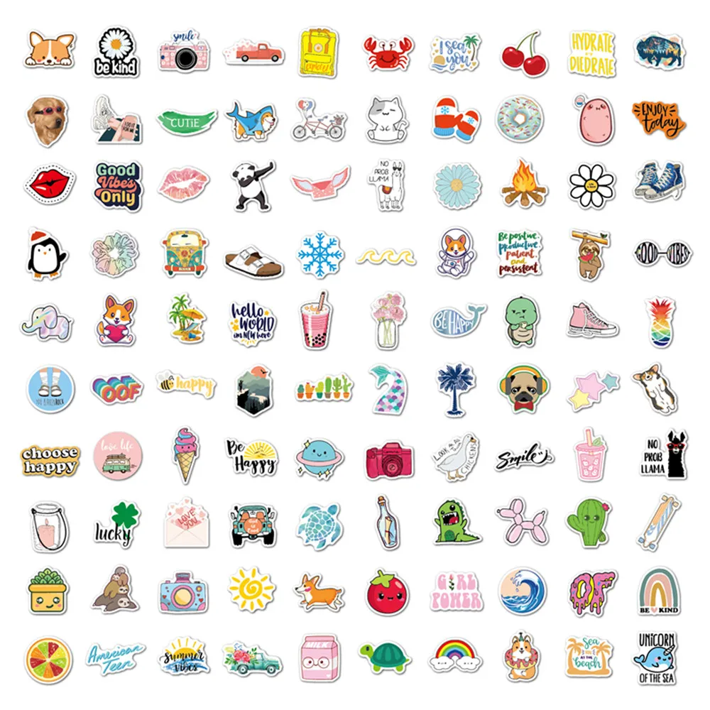 Buy 30 Pcs-Sunnyq Cute Stickers Pack Cool Ins Vinyl Sticker WaterBottle  Stickers Waterproof Trendy Aesthetic Big Stickers for Teens and Girls 100%  Vinyl Decal Laptop Stickers Online at desertcartEcuador