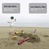 Treasure Hunter Handheld Metal Detector Pinponter Pointer Probe Gold Detector Pinpointing Waterproof Adjustable Sensitivity 5