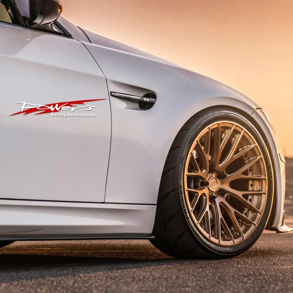 Racing Development Autoaufkleber Stilvoller Power's Racing Development Sportaufkleber Auto Reflektierender wasserfester Aufkleber – Detail 15