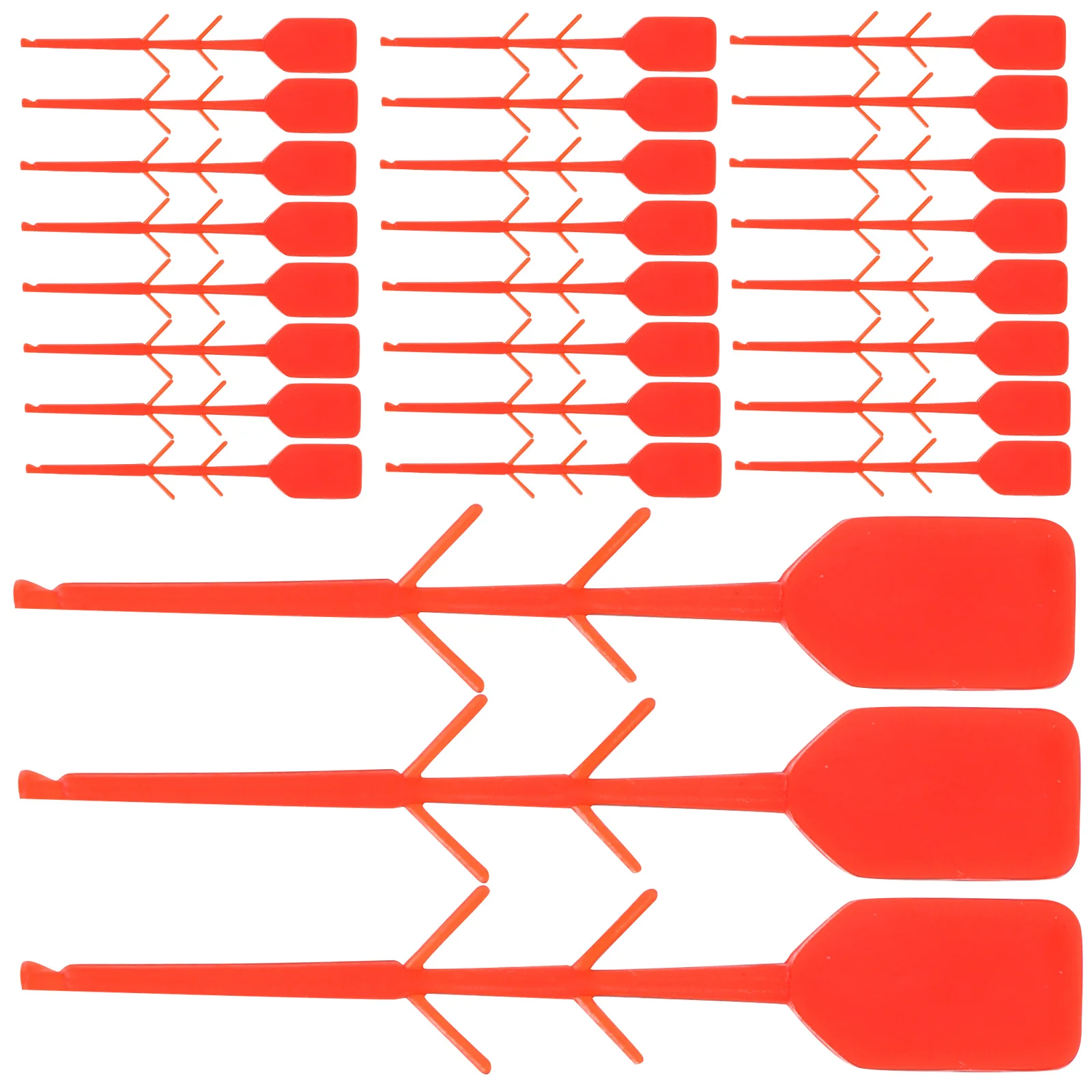 100 PCS Fire Extinguisher Accessories Plastic Seal Pull Pins Tags Parts Safety Fishing Line