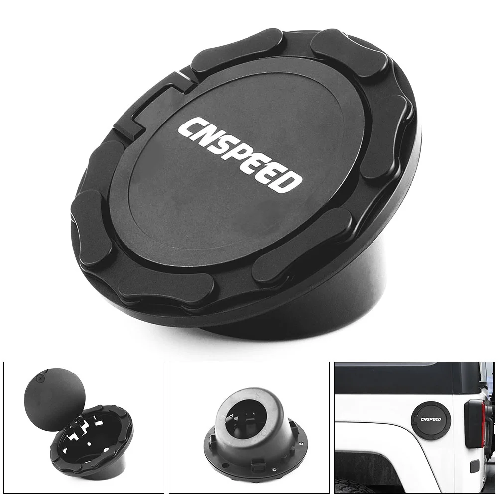 

Крышки бака для Jeep Wrangler JK 2007-2018 2 / 4 двери Стайлинг автомобиля внешняя масляная крышка топливный наполнитель крышка автомобильные аксессуары