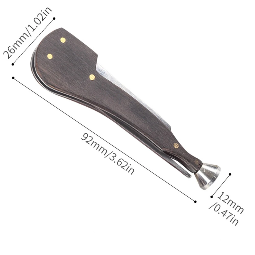 Smoking Pipe Needle Scraper Pressure Stick 3 in 1 Wood&Alloy Tobacco Pipe Cleaning Tool Smoking Accessories Wholesale Retail