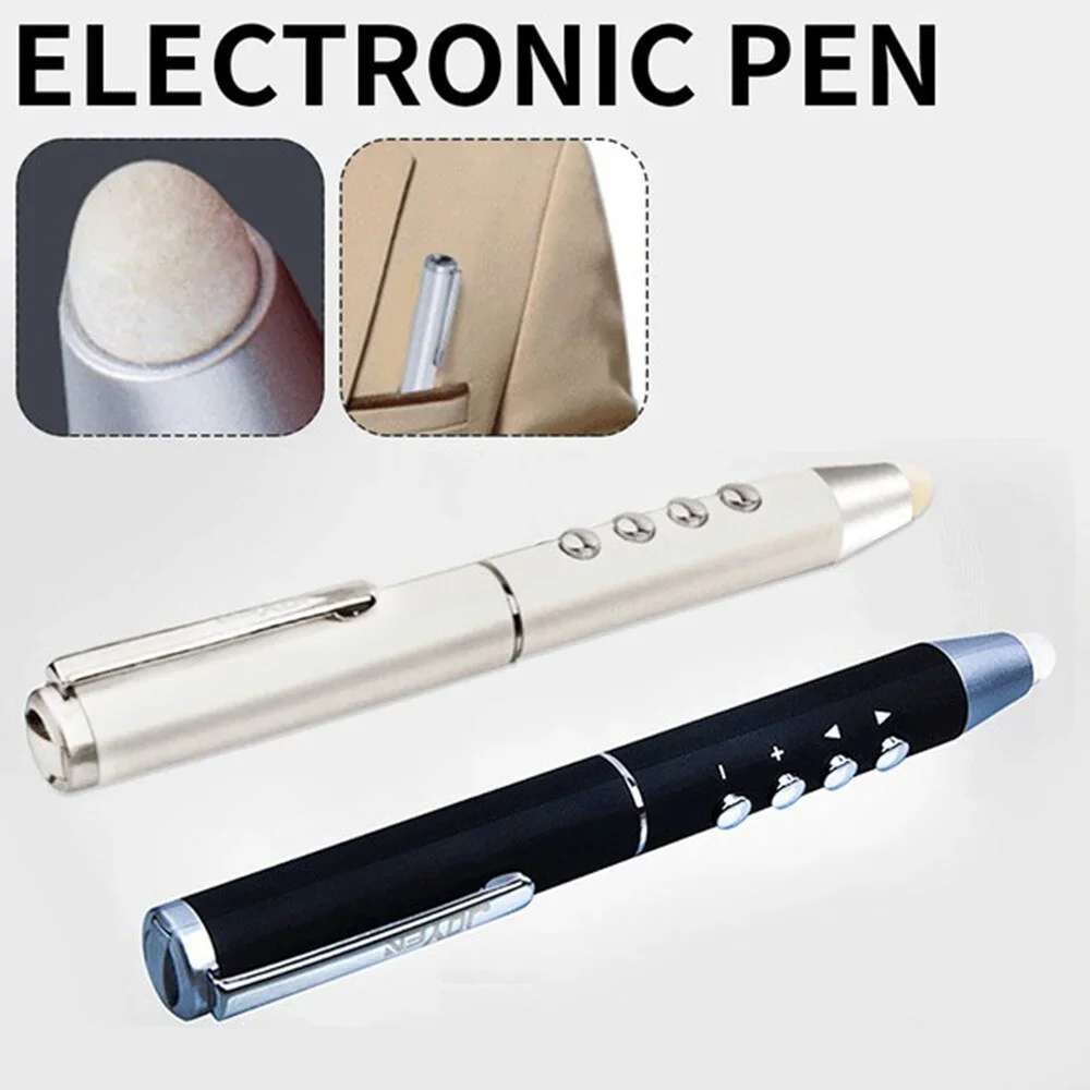 2.4GHz Wireless Clicker Pen Presenter Presentation PPT Page-turning Pen Electronic Electronic Whiteboard Pen for Office Teaching