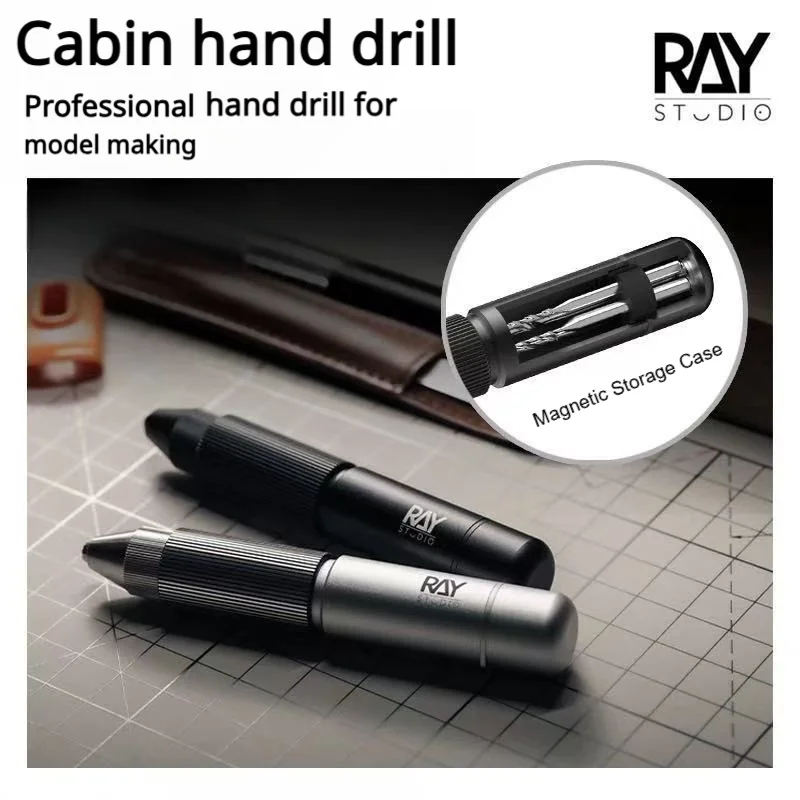 RAYSTUDIO RHD-01 건담 군사 모델 제작 도구용 캐빈 핸드 드릴 0.13.2mm 드릴 비트 수공예 드릴링 취미 DIY 도구