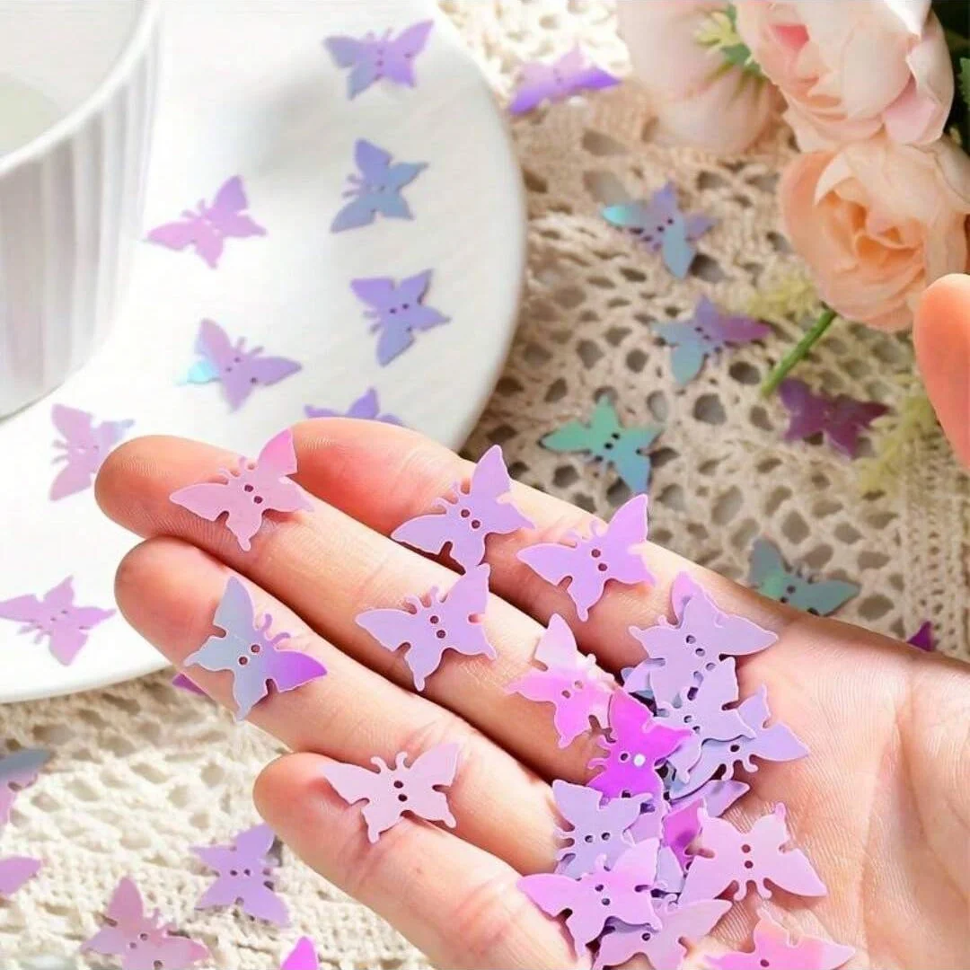 1pack 8g Butterfly Confetti Wedding Party Desktop Decoration Supplies Decor Supplies For Home Room Scene Photo party decorations paper confetti