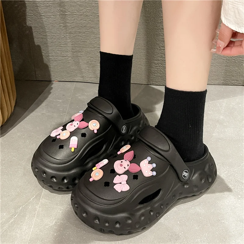 Sandals Platform White Casual Clogs Shoes for Girls 8-14 years old Fashion Summer Beach Shoe Designer Lovely Slippers Women