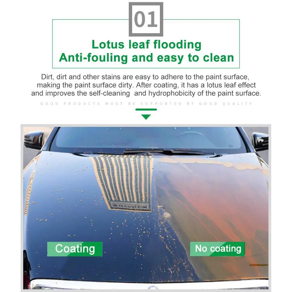 Car Coating Nano Ceramic Car Coating Paint Care Ultimate Hydrophobic Ceramic Liquid Glass Car Polishing Coating Spray Auto Detailing HGKJ S6