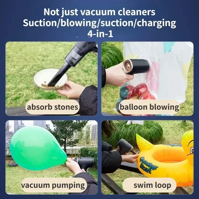 Strong Suction Car Vacuum Cleaner 4 IN 1 Wireless Hand Held Cleaner handheld vacuum cleaner wireless vacuum cleaner portable vacuum cleaner for Car Powerful Mini Cleaning Machine Home Appliance