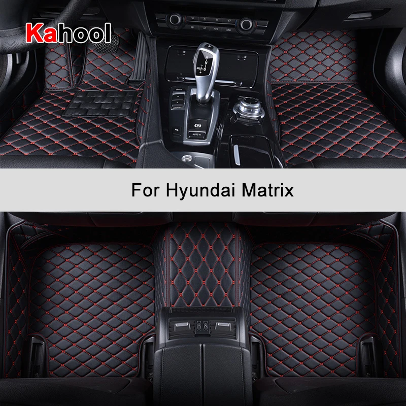 

KAHOOL Custom Car Floor Mats For Hyundai Matrix Auto Accessories Foot Carpet