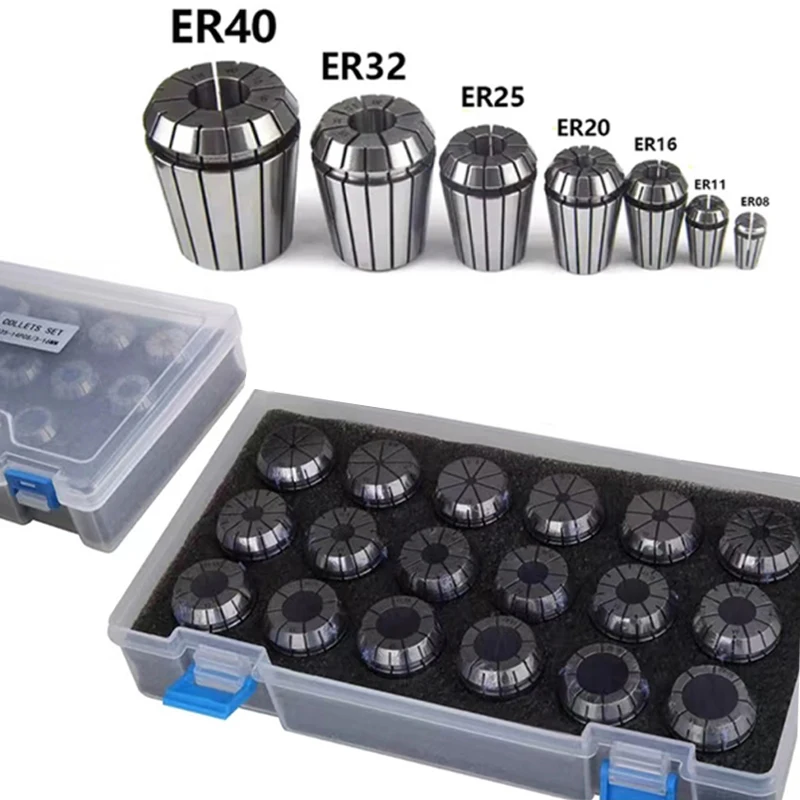 Set Pinze Per Cnc Set Pinze A Molla ER11 15 Pezzi - Alta - Foto 5