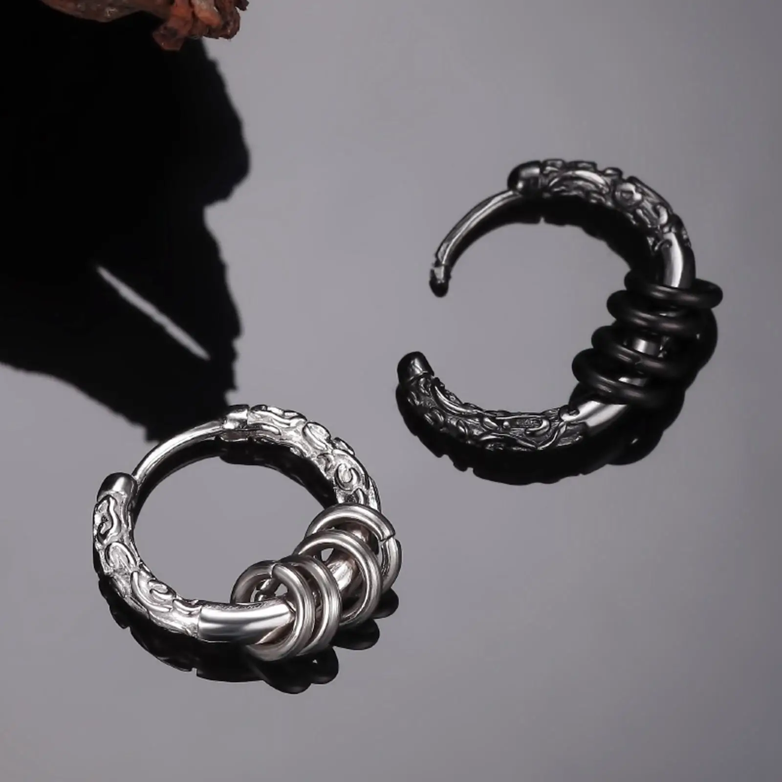 Punk , ,Hoop, Earrings Hoop Earrings Sets , Earrings, for Women Man Jewelry, Simple birthday gift.