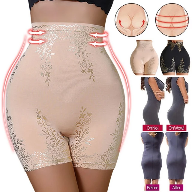 Woman Tummy Control Shapewear High Waist Panties Butt Lifting