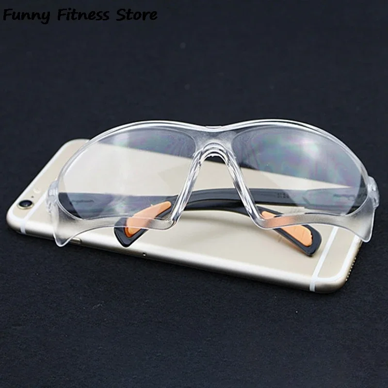 Cycling Glasses Windproof Safety Eye Protection Transparent Clear Goggles Outdoor Tactical Sports Men